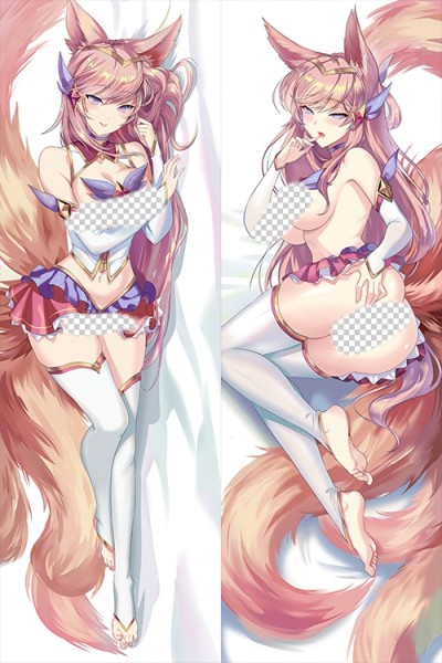League of Legends Ahri the Nine-Tailed Fox Anime Dakimakura Pillow Cover