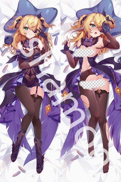 Genshin Impact Fischl Anime Dakimakura Pillow Cover