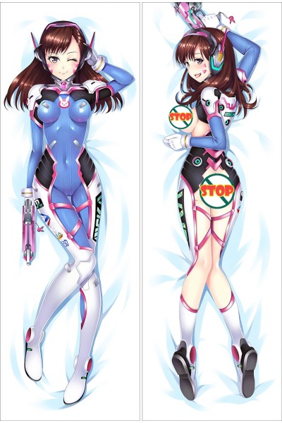 Overwatch D.Va Anime Dakimakura Pillow Cover