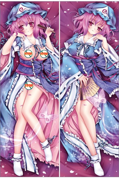 TouHou Project Saigyouji Yuyuko Anime Dakimakura Pillow Cover WOW-YC192