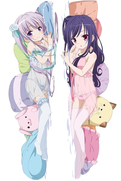 Angel's 3Piece! Jun Goto & Nozomi Momijidani Anime Dakimakura Pillow Cover