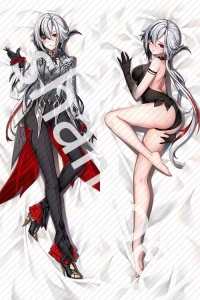 Genshin Impact Arlecchino Anime Dakimakura Pillow Cover