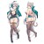 Genshin Impact Lynette Anime Dakimakura Pillow Cover