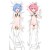 Re:Zero − Starting Life in Another World Rem Ram Anime Dakimakura Pillow Cover