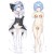 Re:Zero Rem Anime Dakimakura Pillow Cover 
