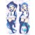 Kantai Collection Samidare Anime Dakimakura Pillow Cover
