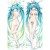 Hatsune Miku Otaku Dakimakura Hugging Body Pillow Cover Case