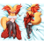 Pokémon Delphox Anime Dakimakura Body Pillow Cover